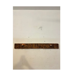 Vintage Teak Wood <b>Panel</b> Midcentury Modern Fine Embossed Carving Home Office Wall Hanging Outdoor Living Room Dining Furniture - Product Image 1