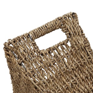 Seagrass newspaper and magazine <b>basket</b> Handmade <b>Storage</b> <b>Basket</b> Wholesale eco-friendly Made in Viet Nam - Product Image 3