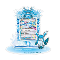 Support en acrylique pour jeu de cartes Pokémon GLACIA version coréenne - Support en acrylique pour anime et jeux