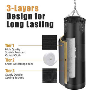 Nouveauté 2026 : Sac de frappe pour hommes en cuir de qualité supérieure, fabriqué au Pakistan - Product Image 3