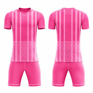 Conjunto de Uniforme de Fútbol Personalizado por Sublimación, Unisex, al por Mayor, Azul Liso, Cuello en V, Uniforme de Fútbol de Alta Calidad para Entrenamiento de Clubes y Equipos - Product Image 2
