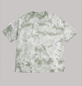 Camiseta Rosa Vintage con Lavado Ácido para Hombre, Ligera, Estilo Urbano, Algodón, Logotipo Personalizado, Camiseta Lavada, Ropa al por Mayor de Fábrica OEM - Product Image 1