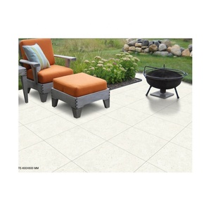 Carreaux de terrasse extérieurs supérieurs 60*60cm carrelage mural en céramique émaillée polie sol en porcelaine anti-dérapant nid blanc aspect marbre anti-dérapant - Product Image 2