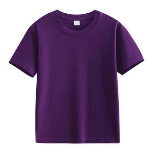 T-shirt grande taille pour filles 100% coton à manches courtes, vêtements décontractés écologiques, OEM, export, logo personnalisé - Product Image 4
