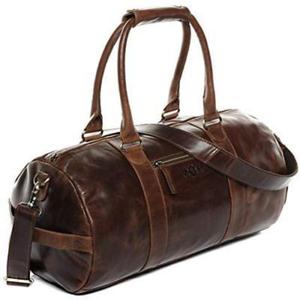 Bolsos de viaje de cuero de búfalo auténtico para hombres y mujeres, ideales para picnics, con el último diseño de moda, bolsos de viaje de cuero a la venta. - Product Image 6