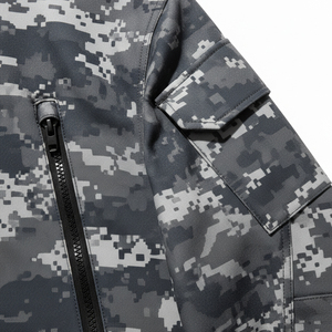 เสื้อแจ็คเก็ตสำหรับผู้ชายสำหรับล่าสัตว์ กันน้ำ กันลม ระบายอากาศได้ดี เสื้อคลุมลายพรางสำหรับกิจกรรมกลางแจ้ง อุ่นสบาย น้ำหนักเบา เหมาะสำหรับเดินป่า ตกปลา - Product Image 5