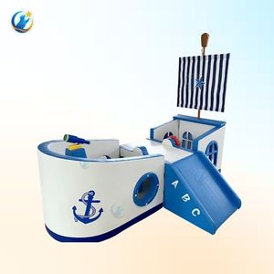 Parque Infantil Interior con Diseño Temático Atractivo, con Tobogán y Escalones de Escalada para Niños, Uso Doméstico, Juego de Juego Suave Ecológico - Product Image 2