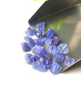 Natural <b>Raw</b> Tanzanite Rough Gemstone Blue <b>Crystal</b> Healing Stone Gift For Her Jewelry Making December Birthstone - Product Image 1
