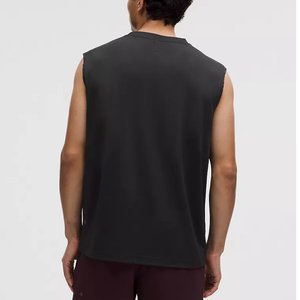 Camiseta sin mangas de malla para hombre, para correr, entrenamiento, secado rápido, ligera, transpirable, deportiva, 100% poliéster, sin costuras - Product Image 3