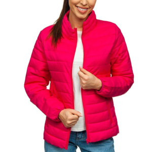 <b>Women</b> Long Woven Faux Fur Trim Puffer <b>Jacket</b> Warm Quilted Winter Coat with Zip Closure Soft Padding Stylish - Product Image 6