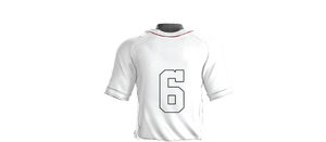 Maillot de baseball classique vierge en maille respirante, imprimé numériquement, personnalisé, pour homme, noir, brodé - Product Image 5