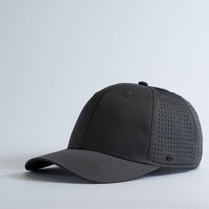 OEM Custom 7-Panel Curved Brim Structured Sporty <b>Baseball</b> <b>Cap</b> with Hand Embroidery Logo Unisex - Product Image 4