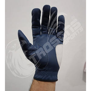 Guantes de Golf Personalizables de Cuero Genuino de Primera Calidad con Cierre de Velcro para Manos - Product Image 1