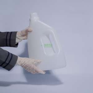 Bidon en plastique de 4 L pour lessive avec bouchon à vis et poignée, portable - Product Image 1