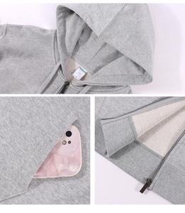 Sweat à capuche en polaire d'agneau chaud pour homme et femme, idéal pour l'équitation, épaissi, pour les sports de plein air - Product Image 6