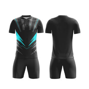 Wholesale Soccer Uniforms Men Retro Football Jerseys Quick Dry Football Jerseys High Quality Plain Soccer Tracksuit Custom Team - Product Image 5