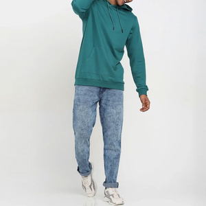 Sudaderas con capucha personalizadas con logotipo bordado, cómodas para hombre, de alta calidad, lisas, deportivas, para hombre. - Product Image 3
