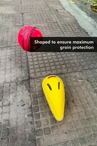 ZAP Besto Abdominal Guard Cricket Thigh Guard Groin Protector PVC/EPP <b>Foam</b> Cup Shock Absorbing Rubber <b>Padding</b> Breathable - Product Image 5