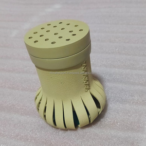High Quality Mini Mubkhara Indian Wooden Leather Intense Bakhoor Incense Burner for Eid Ramadan - Product Image 2