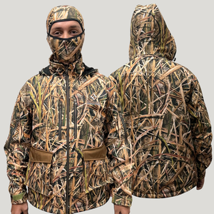 Nouvelle combinaison de chasse en softshell d'hiver élégante, fabricant OEM au Pakistan, séchage rapide, imperméable, prix bas, combinaison de chasse respirante - Product Image 1