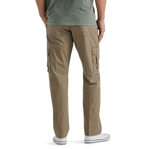 กางเกงชิโนคาร์โก้สีดำสำหรับผู้ชาย แฟชั่นทันสมัย มีกระเป๋าหลายช่อง สไตล์ลำลอง สีพื้น สำหรับผู้ชาย จากบังกลาเทศ - Product Image 4