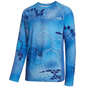 Camisetas de Pesca de Manga Larga Sublimadas OEM de Alta Calidad, Personalizadas, UPF 50, Transpirables, Anti-UV, de Secado Rápido, 100% Poliéster - Product Image 2