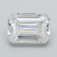 Diamante Cultivado en Laboratorio de 1 Quilate, Corte Esmeralda, Color E, Claridad VS1, Diamante Suelto Premium