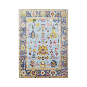 Boho oushak khu vực thảm và bộ phong cách dệt tay truyền thống len/lụa mô hình hình học thân thiện với môi Thảm Bộ sưu tập - Product Image 1