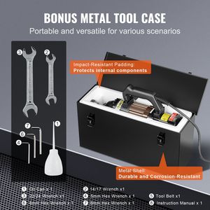 Coupe-ferraille hydraulique électrique haute puissance 1500W, outil portable pour couper jusqu'à 7/8 pouces # 7 barres d'armature de 4-22 mm en 2,5 secondes - Product Image 3