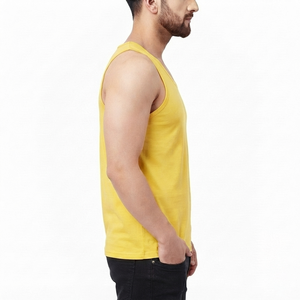 เสื้อกล้ามออกกำลังกายผู้ชาย เนื้อผ้านุ่ม สวมใส่สบาย ระบายอากาศได้ดี เหมาะสำหรับฟิตเนส วิ่ง และเล่นกีฬา รับผลิตแบบ OEM ODM เสื้อกล้ามผู้ชาย - Product Image 6