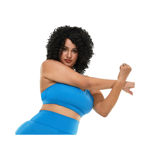 Ensembles de yoga pour femmes grandes tailles, vente en gros OEM, couleurs personnalisées, logo sur mesure, légers, respirants, écologiques, séchage rapide, 2 pièces - Product Image 4