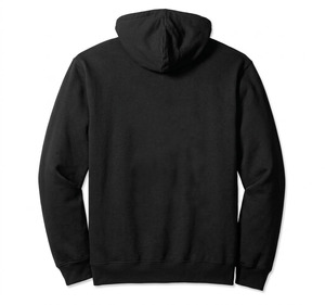 Sudadera con Capucha Negra para Hombre, Corte Regular, Felpa de Algodón, Informal, con Bolsillo, para Otoño - Product Image 2
