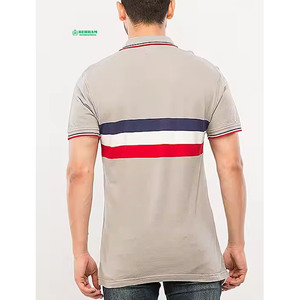 เสื้อโปโลคุณภาพดีสำหรับผู้ชาย คอเต่า ทรงปกติ ผ้าฝ้าย 100% พิมพ์ลายดิจิทัล สไตล์สตรีทแวร์ แห้งเร็ว ระบายอากาศได้ดี - Product Image 2