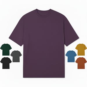 เสื้อยืดทรงหลวมแบบดรอปโชว์เดอร์ ปักลายได้ตามสั่ง เสื้อสตรีทแวร์ผ้าเจอร์ซีย์ ราคาสมเหตุสมผล - Product Image 3