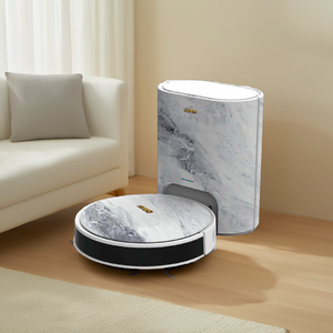 2024 tự làm trống bàn chải con lăn <span class=keywords><strong>Robot</strong></span> Máy hút bụi chức năng lau điện động cơ không chổi than cho hộ gia đình và nhà để xe sử dụng - Product Image 1