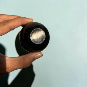 Silver Sheen Polished Obsidian <b>Crystal</b> <b>Ball</b> Feng Shui Healing Stone Home Decoration Thanksgiving New Year - Product Image 5