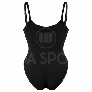 Maillot de bain une pièce pour femme, coupe haute, en tissu extensible écologique, séchage rapide, respirant, bretelles ajustables, directement de l'usine - Product Image 3