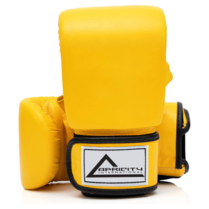 Customizable MMA Boxing Gloves <b>Hook</b> Loop Closure UV Protection Lightweight Unisex Martial Arts Wear Genuine Leather Cowhide - Product Image 3