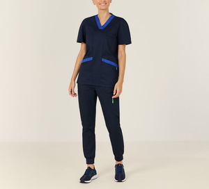 Uniformes Médicos de Enfermería Fabricados por OEM, Diseño Personalizado Multicolor Único, Talla Única, Manga Corta, Conjuntos de Uniformes Profesionales Unisex - Product Image 1