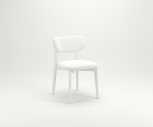 Table basse moderne avec 4 chaises, design décoratif, garantie 1 an, bois d'hévéa, ensemble de salle à manger compact 4 places - Product Image 4