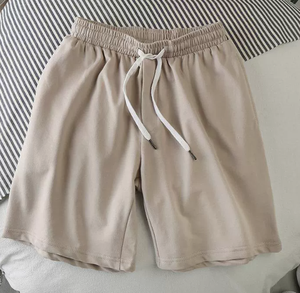 Pantalones Cortos de Satén de Color Liso para Hombre, Novedad 2026, de Corte Holgado con Cintura Ancha, Estilo 5 Puntos, Ideales para Playa, Hogar y Actividades al Aire Libre en Verano - Product Image 3