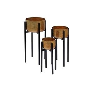 Maceta Alta de Metal con Diseño Minimalista para Vestíbulo, Terraza, Balcón y Espacios Interiores Contemporáneos - Product Image 1