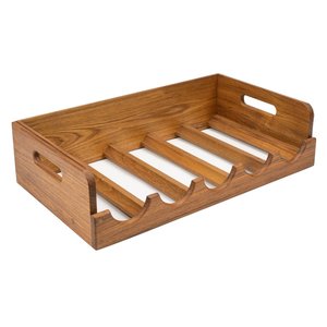 Estante de Madera Premium para Botellas de Vino Estilo Rústico, Capacidad para 5 Botellas, Acabado Liso, para Cocina y Restaurante, Venta al Por Mayor B2B - Product Image 1
