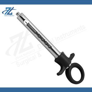 Jeringa dental autoaspirante con cánula de seguridad manual de acero inoxidable, mango ergonómico, certificación CE Clase I, fabricada en Pakistán - Product Image 6