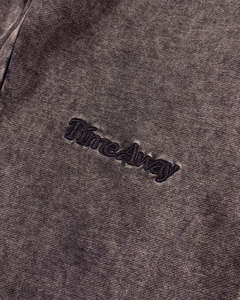 Vintage Acid Wash Distressed 360gsm Heavy Weight Straight-leg Cut for <b>Stacking</b> Over Footwear Fleece Cotton Sweatpants - Product Image 5