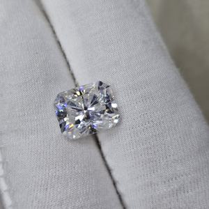 Excelente forma radiante de alta calidad y piedra preciosa suelta de moissanita cortada para un proceso de fabricación de joyas con estilo - Product Image 6