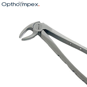 Forceps dentaire manuel de précision en acier inoxydable avec poignée ergonomique, instrument de retrait de dents pour soins bucco-dentaires et équipement chirurgical - Product Image 6