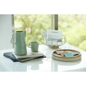 Panier en maille métallique en acier inoxydable robuste de style industriel minimaliste américain, pliable, lavable au lave-vaisselle, pour une utilisation domestique en cuisine - Zahid - Product Image 2