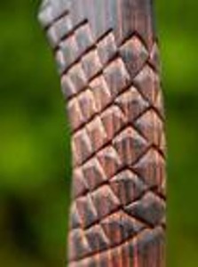 Hacha Vikinga con Cabeza de Dragón, Hacha de Batalla Vikinga Hecha a Mano, Hoja de Acero con Alto Contenido de Carbono Forjada, Mango de Madera Grabado, con Funda de Cuero - Product Image 3