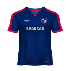 2024 Custom Printed V-neck Unisex Soccer Jersey High Quality Breathable Quick Dry Classic <b>Retro</b> for Adults - Product Image 6